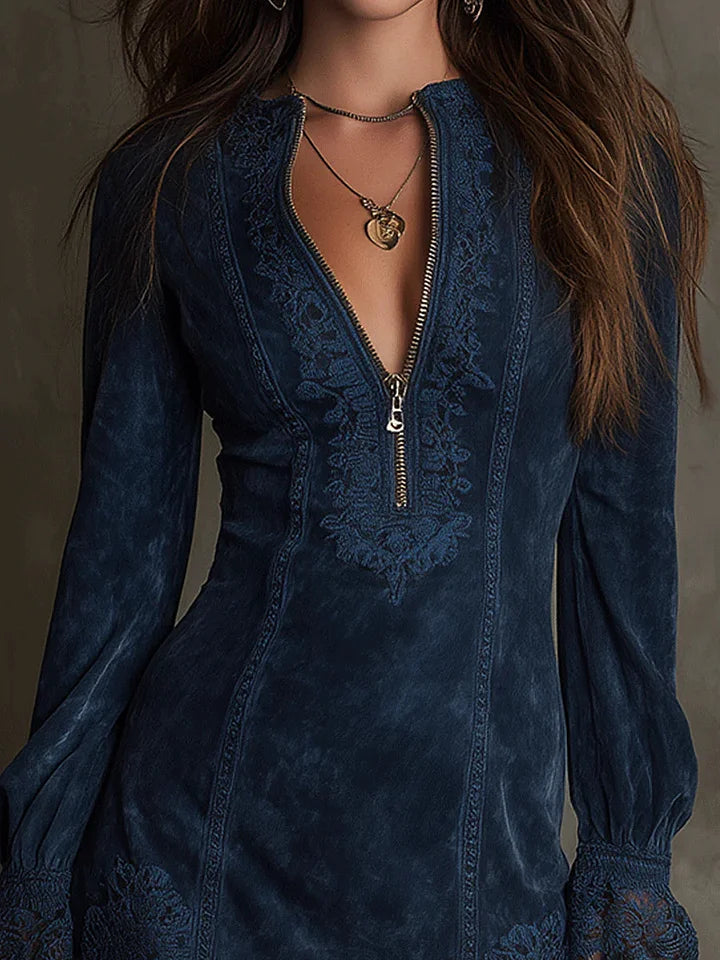 Debbie | Robe Mini en Suède