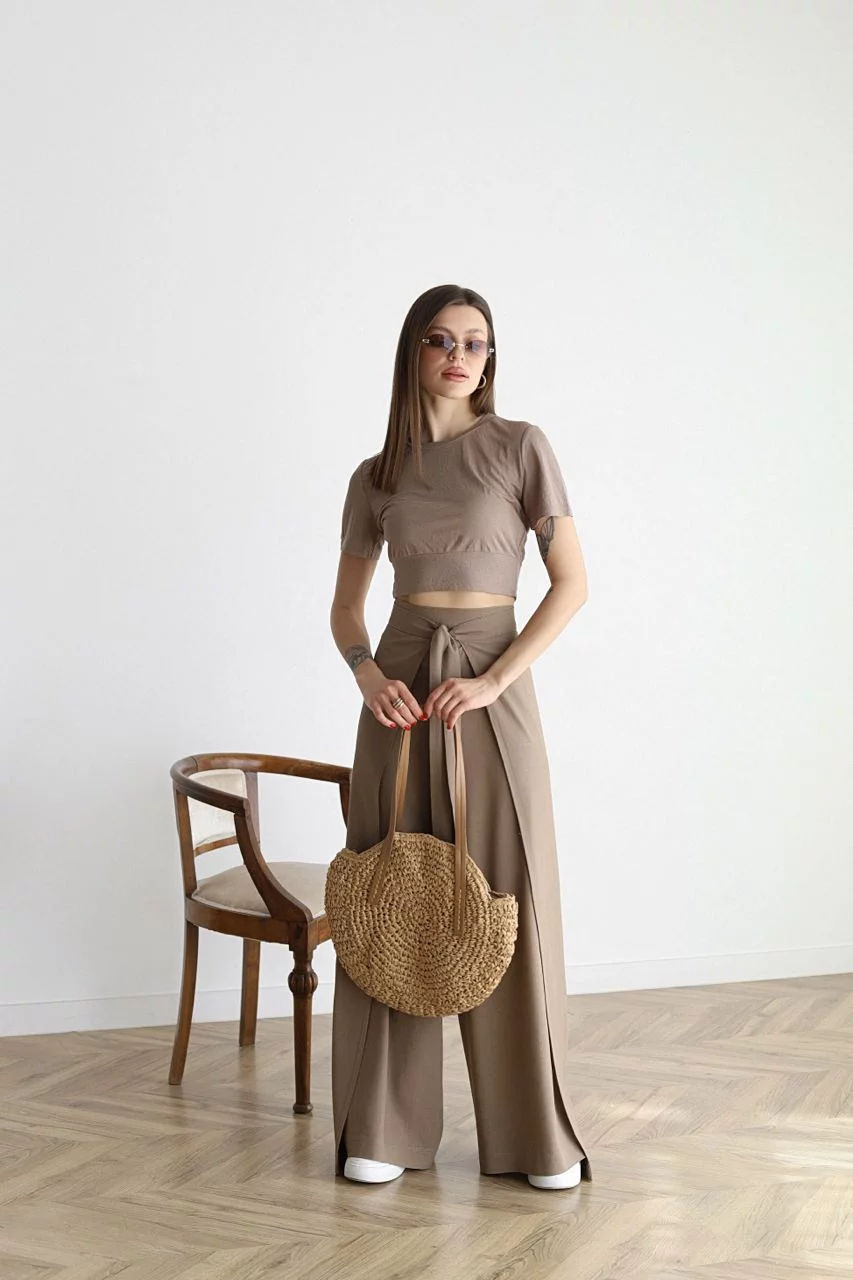Maelis - Pantalon Large en Lin