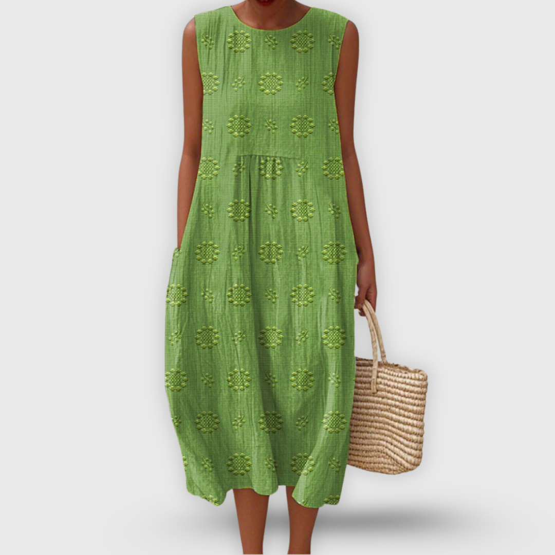 Chiara – Boho Dress with Embroidery