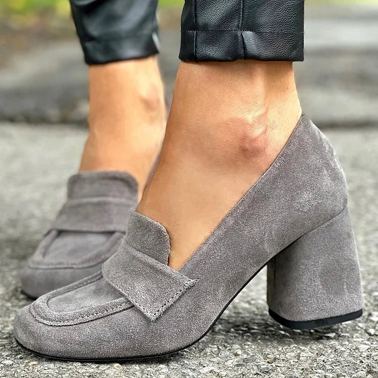 MOCASSINS À TALON BLOQUÉ