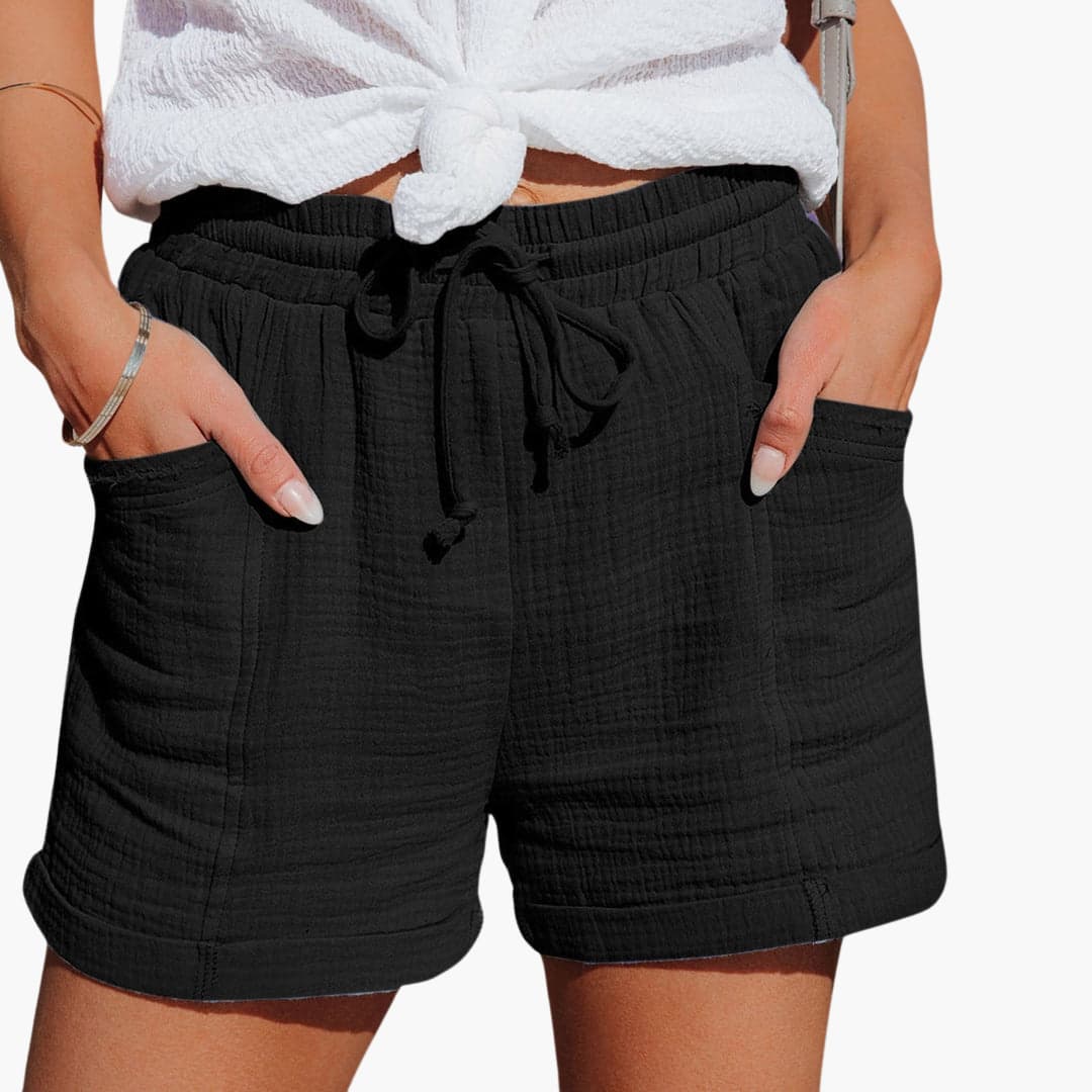 Emma | Shorts décontractés à cordon de serrage élégants