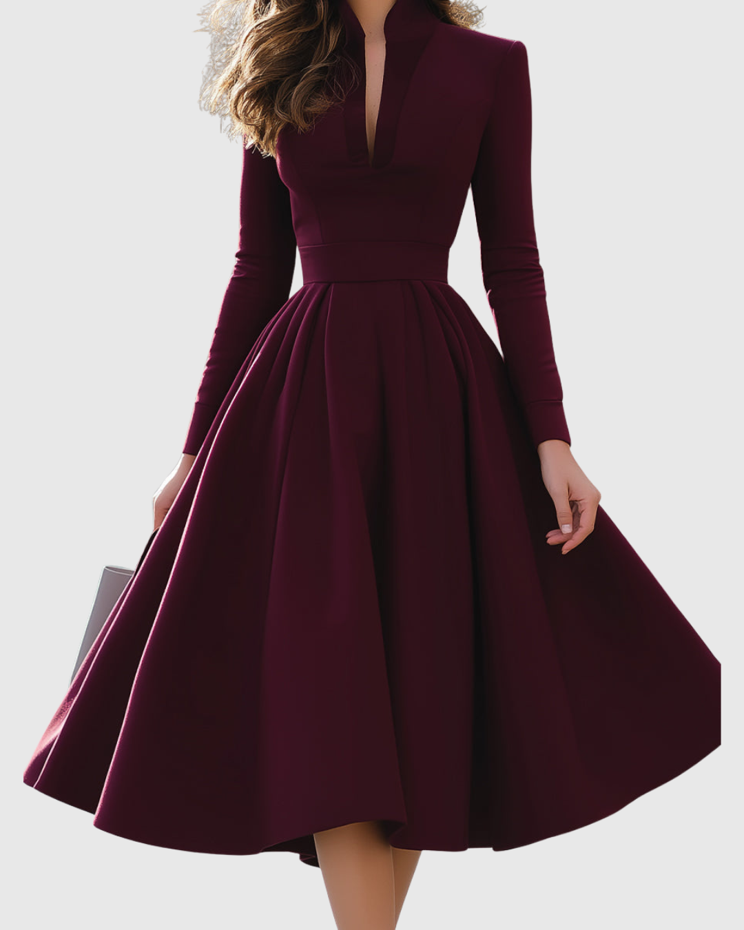 Juliette™ | Robe Midi à Col V