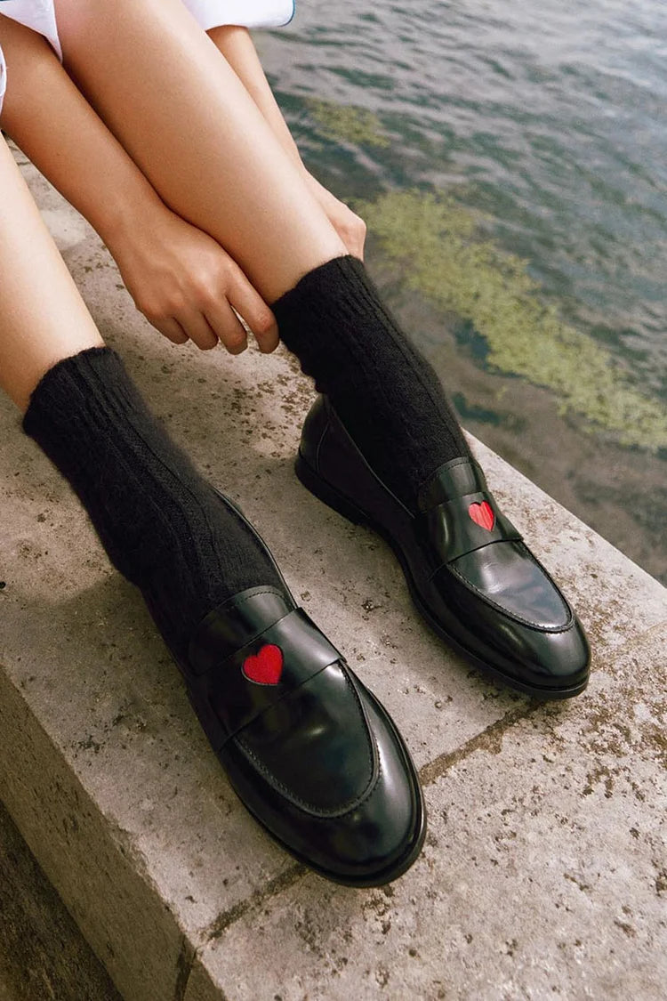 MOCASSIN CLASSIQUE AVEC DÉTAIL EN FORME DE CŒUR