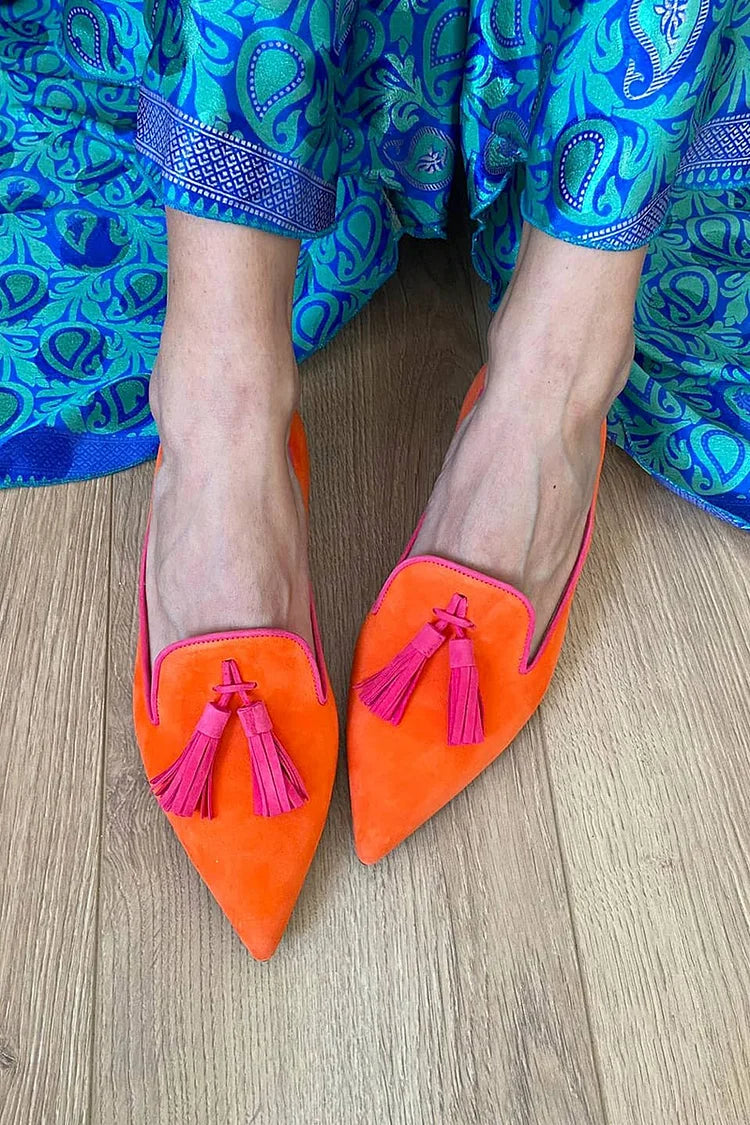 MOCASSIN ÉLÉGANT AVEC PON-PON