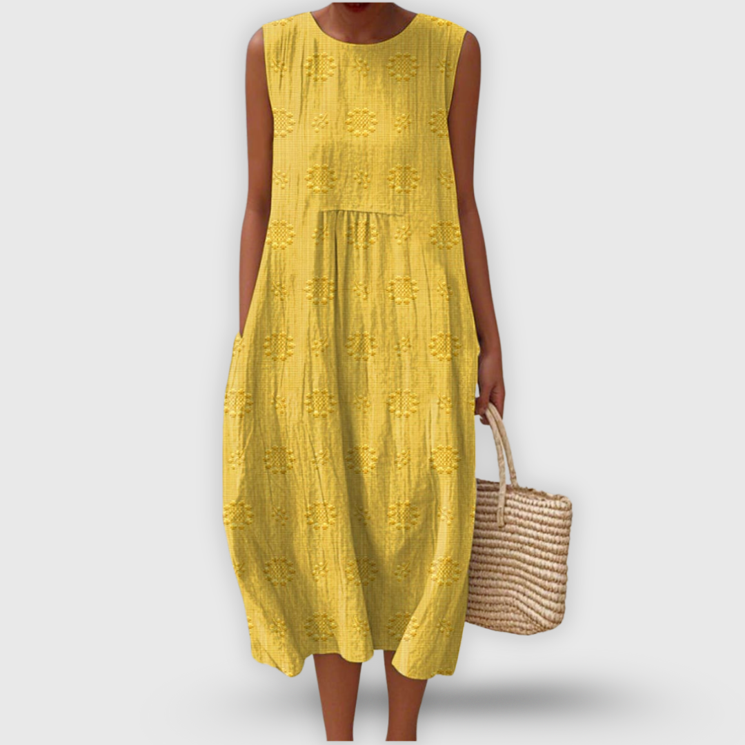 Chiara – Boho Dress with Embroidery