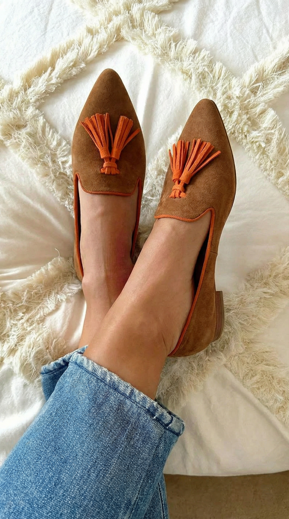 MOCASSIN ÉLÉGANT AVEC PON-PON