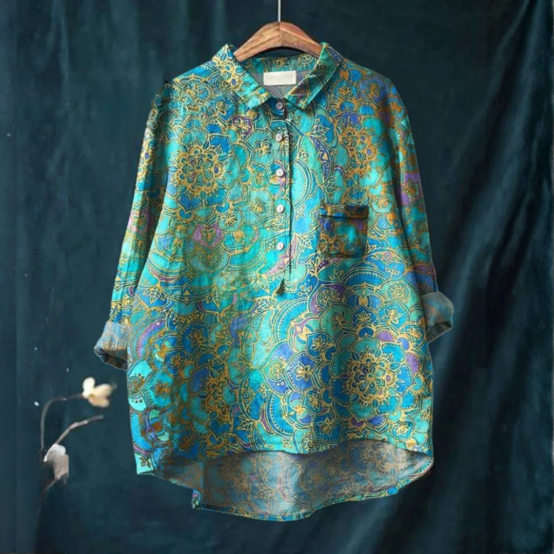 Amelia | Chemise avec Imprimé Mandala