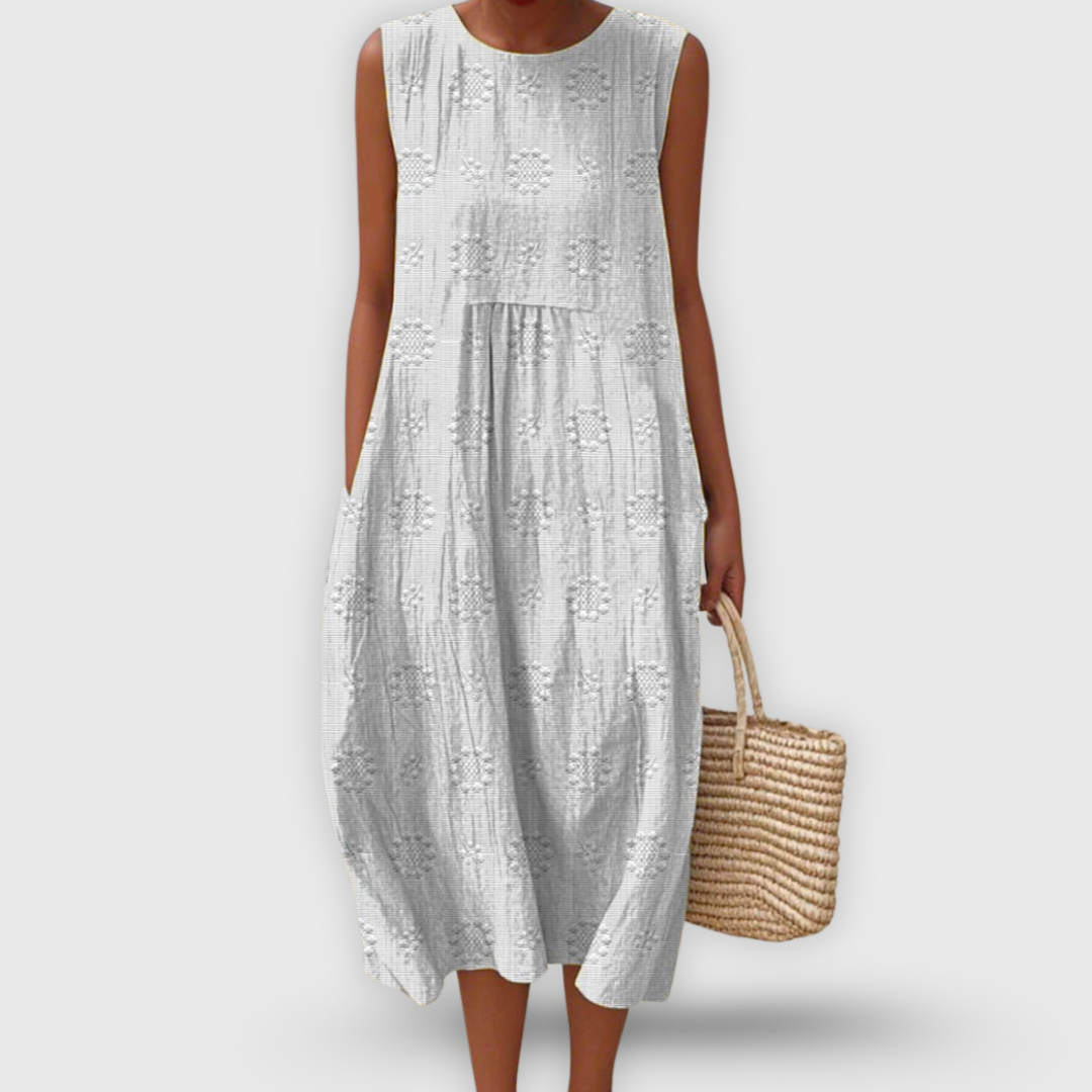 Chiara – Boho Dress with Embroidery