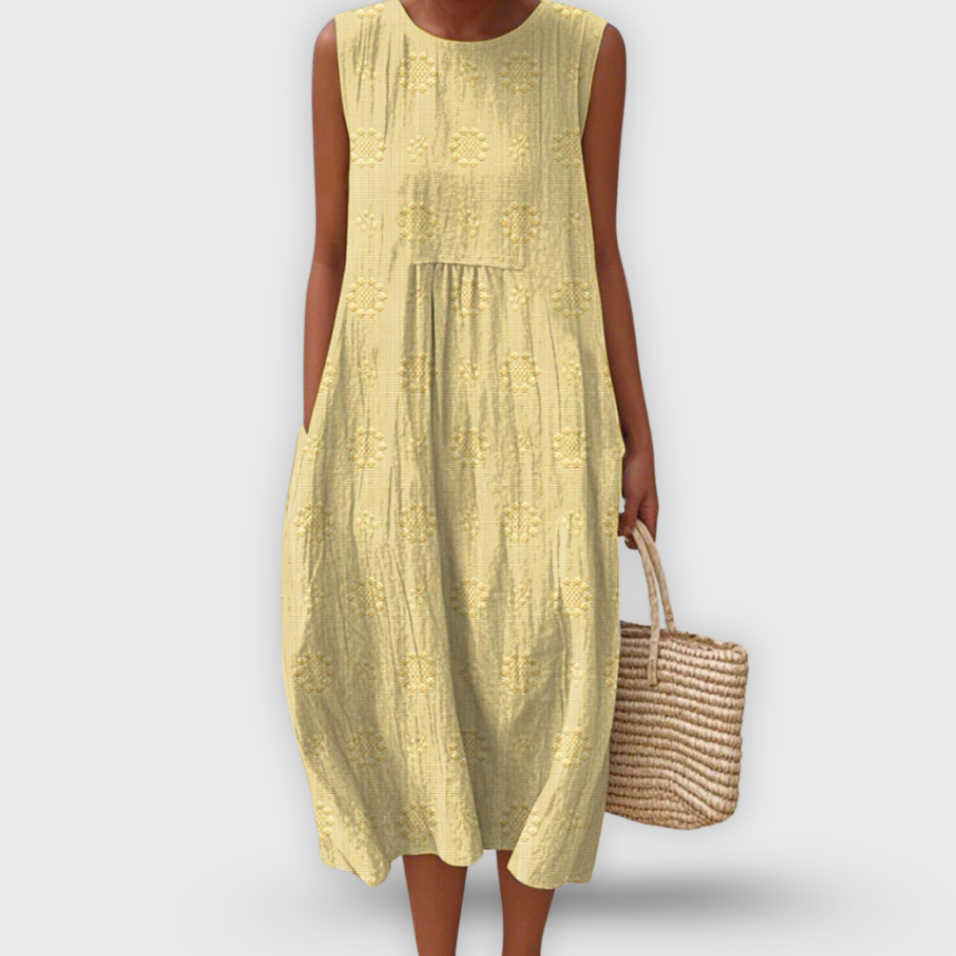 Chiara – Boho Dress with Embroidery