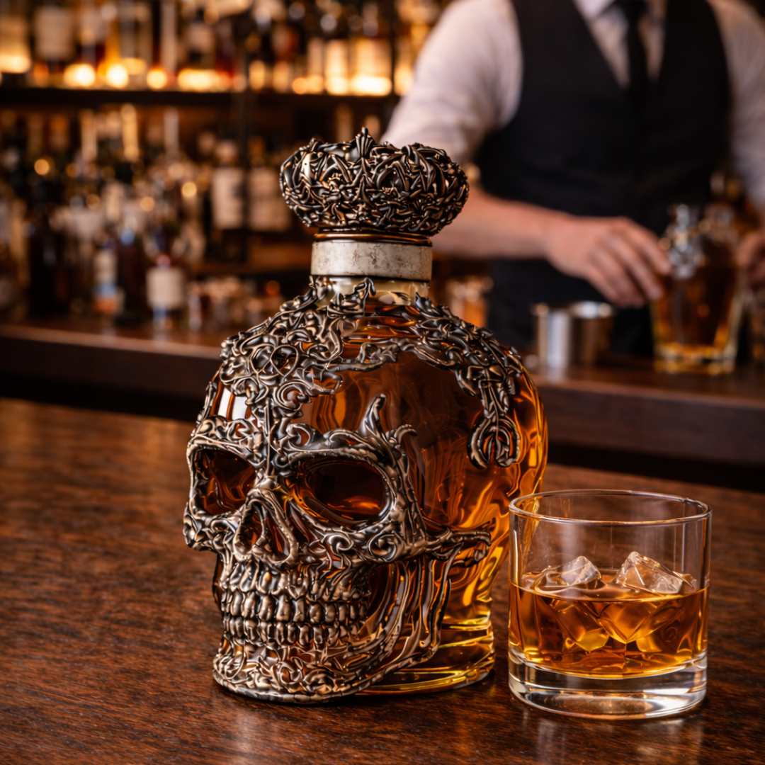 Bouteille de Whisky - Édition Crânes