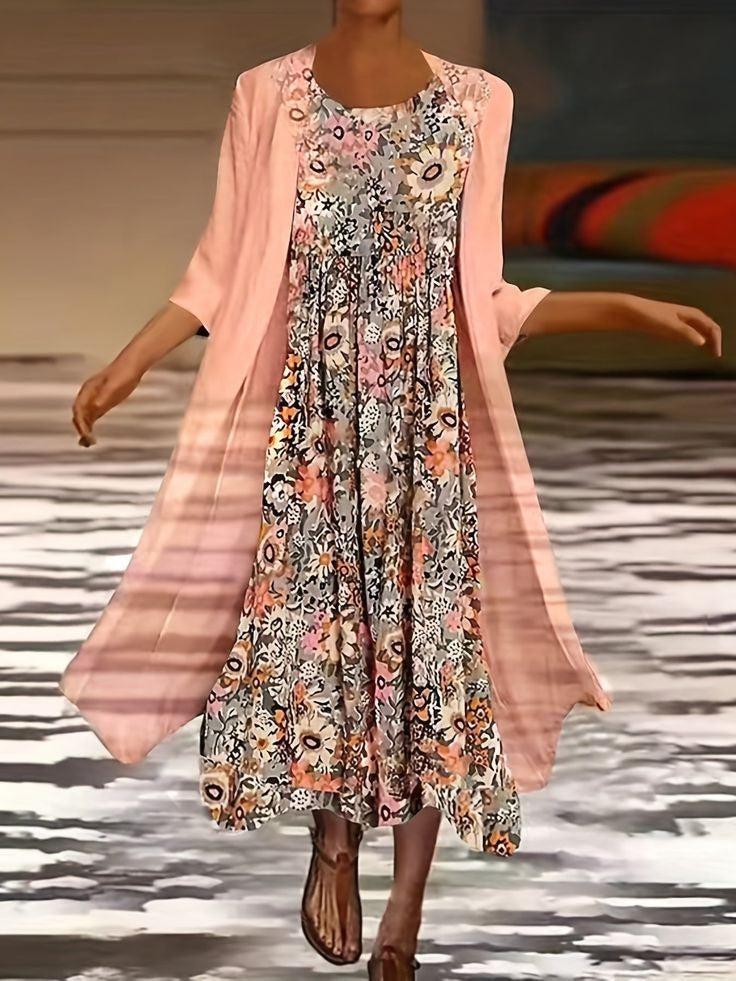 Elisa – Boho Floral Dress
