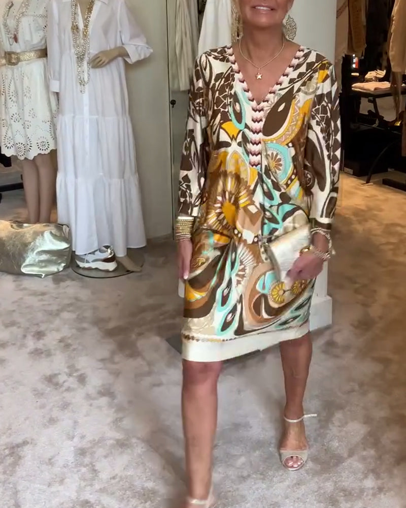 Marta – Printed Boho Dress