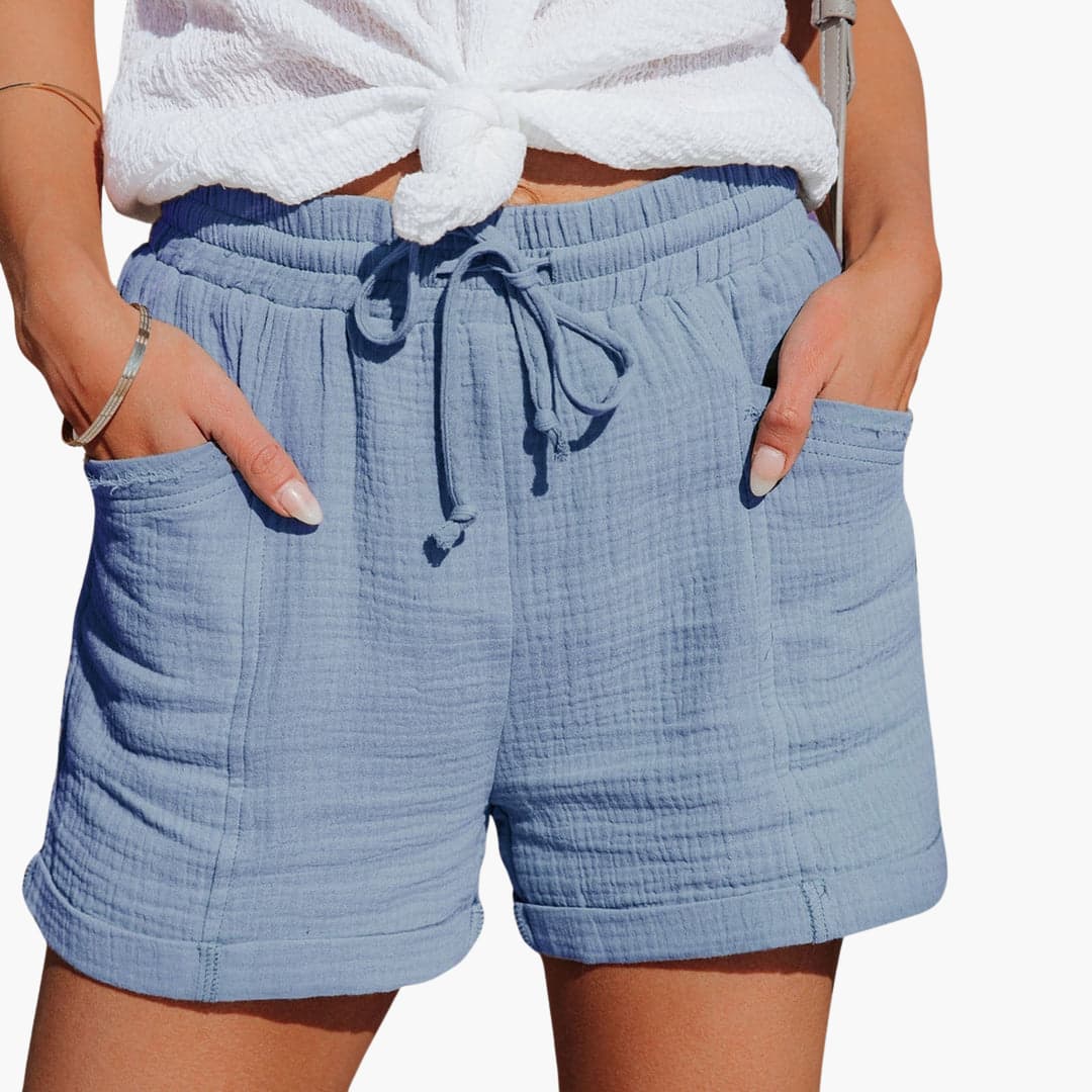 Emma | Shorts décontractés à cordon de serrage élégants