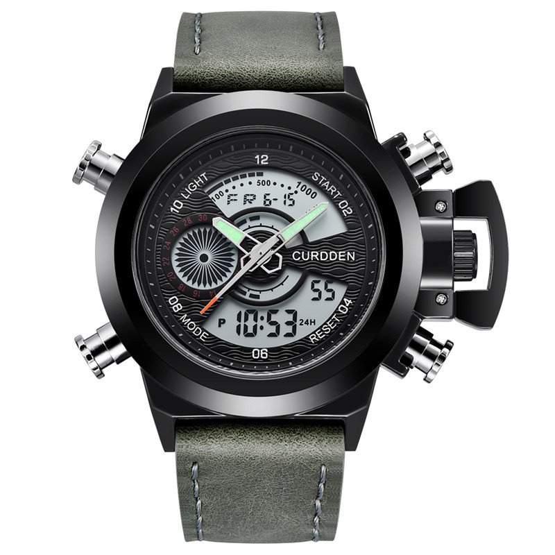 Montre chronographe de mode Double Time d'Olsen & Olsen