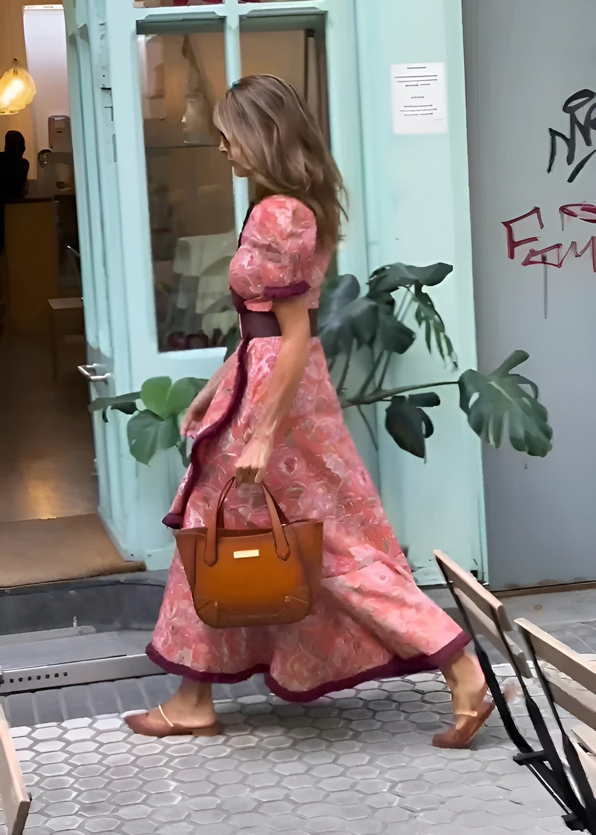 Charlotte - Robe Maxi Rose Élégante