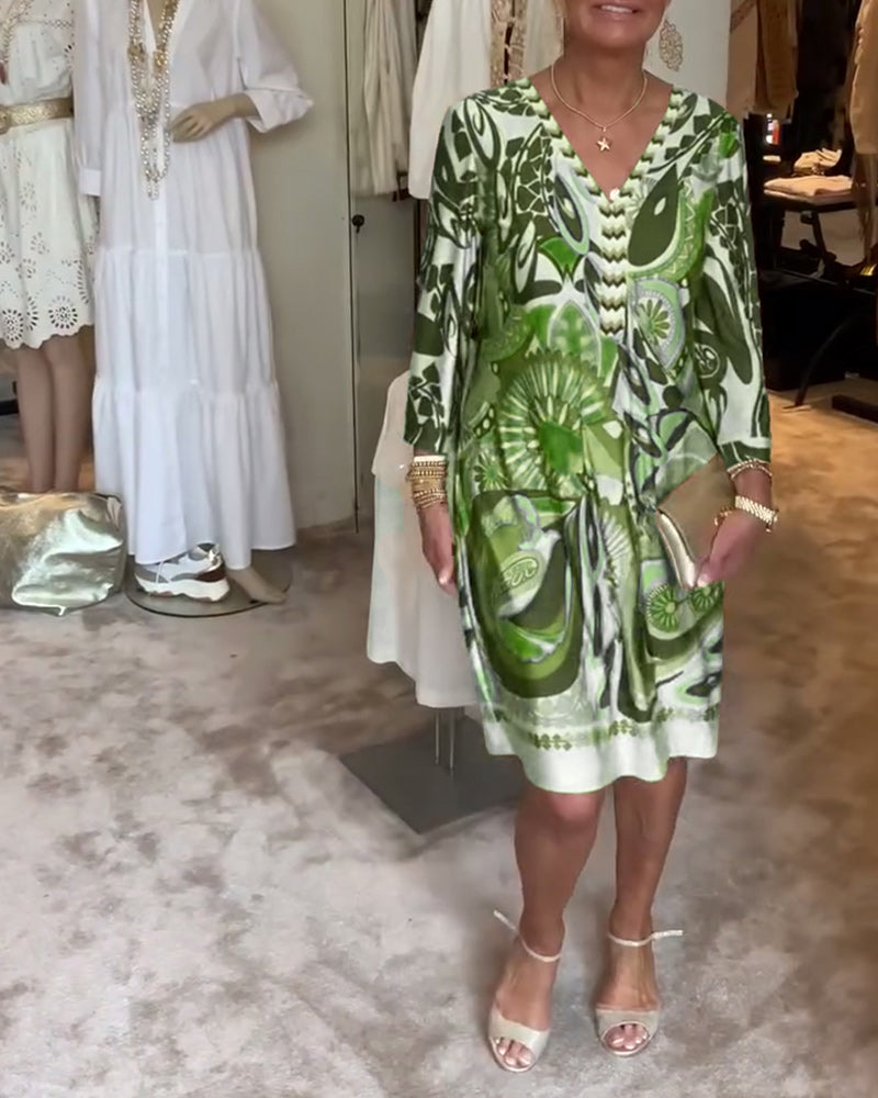 Marta – Printed Boho Dress