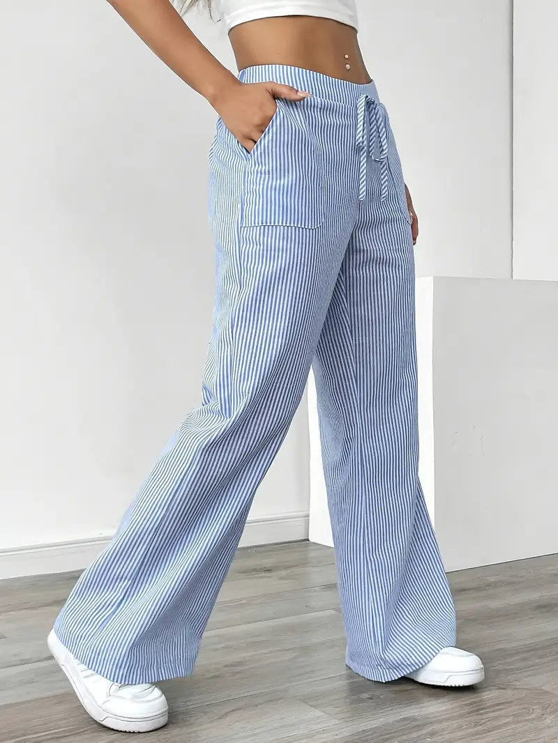 Alina | Pantalons Décontractés Stylés à Cordon