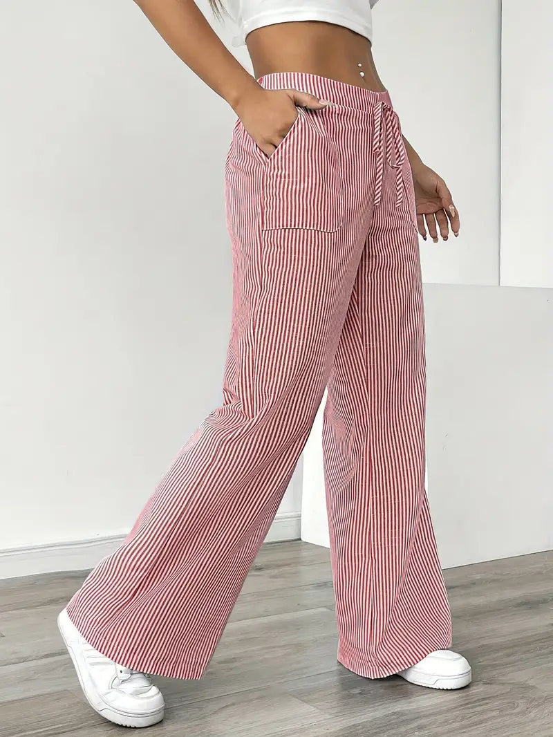 Alina | Pantalons Décontractés Stylés à Cordon