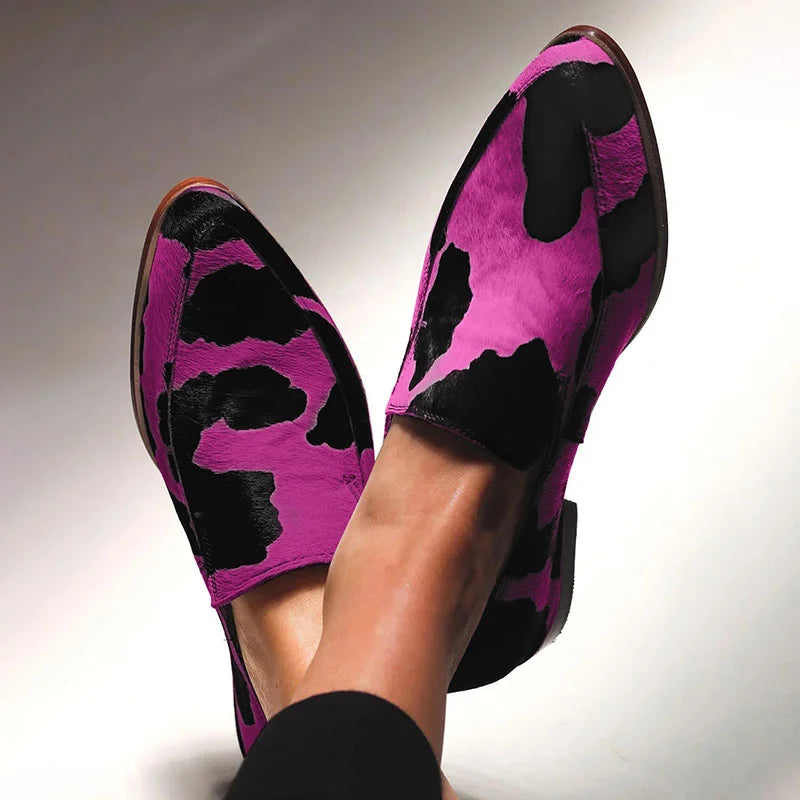 MOCASSINS MODERNES AVEC IMPRIMÉ ANIMAL