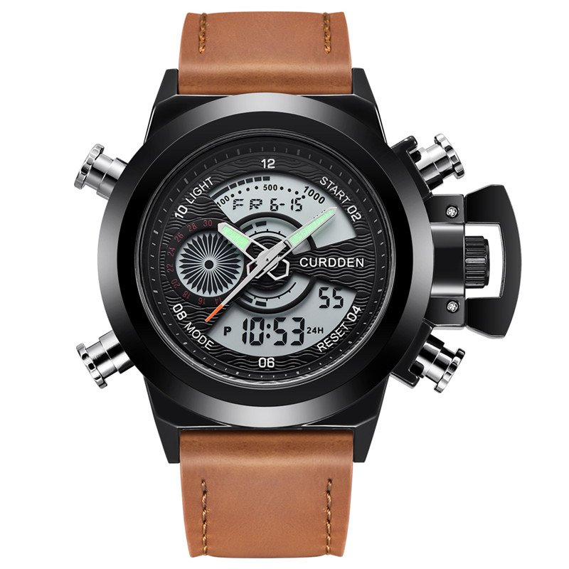 Montre chronographe de mode Double Time d'Olsen & Olsen
