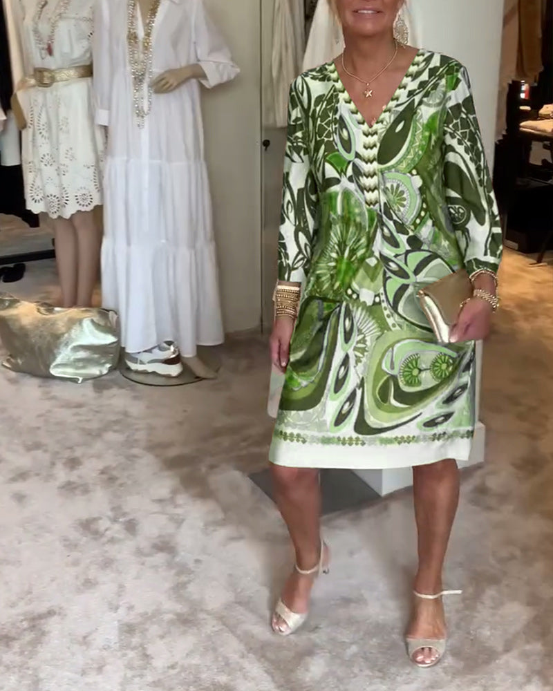 Marta – Printed Boho Dress
