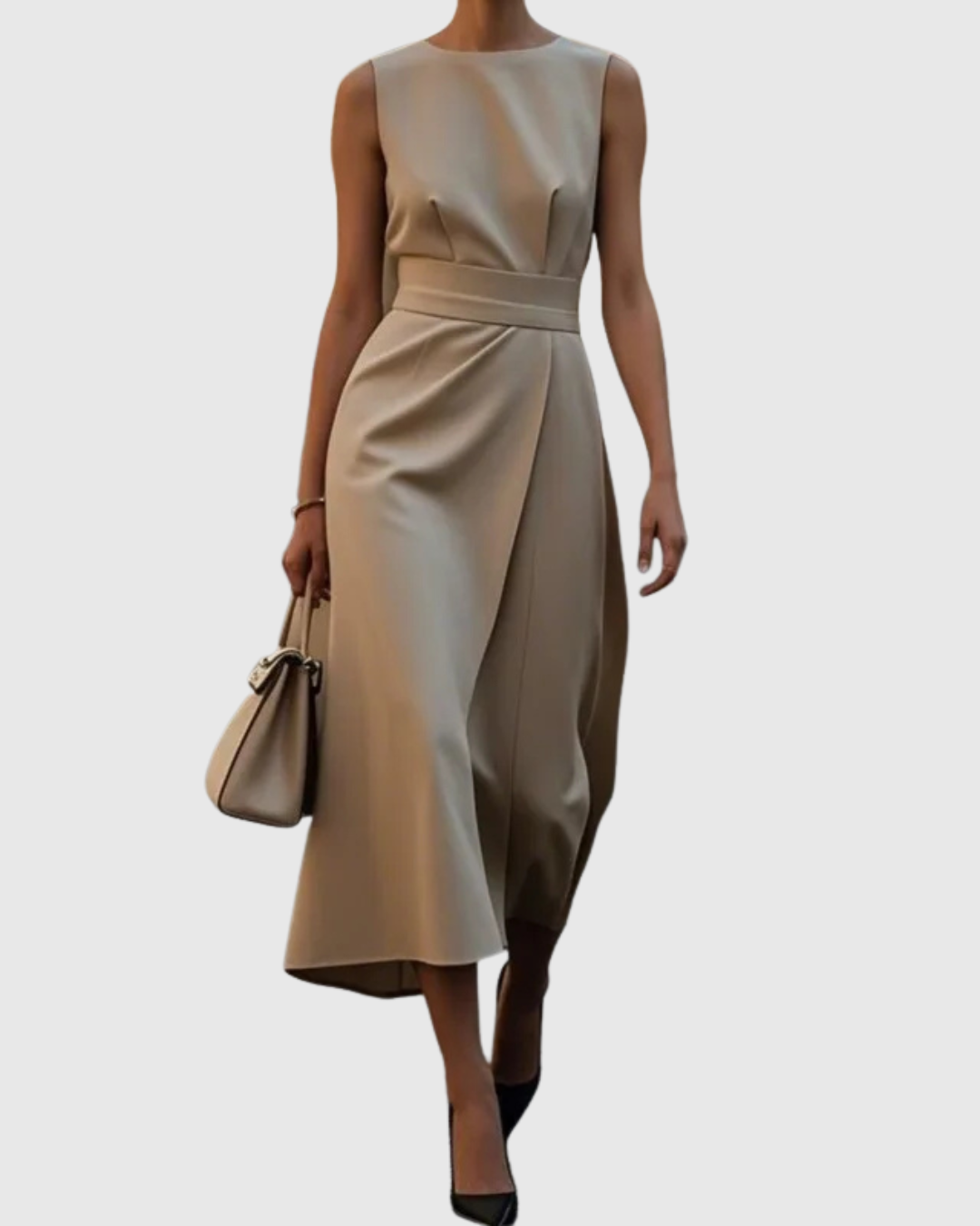 Aubrielle™ | Robe Élégante à Col Rond
