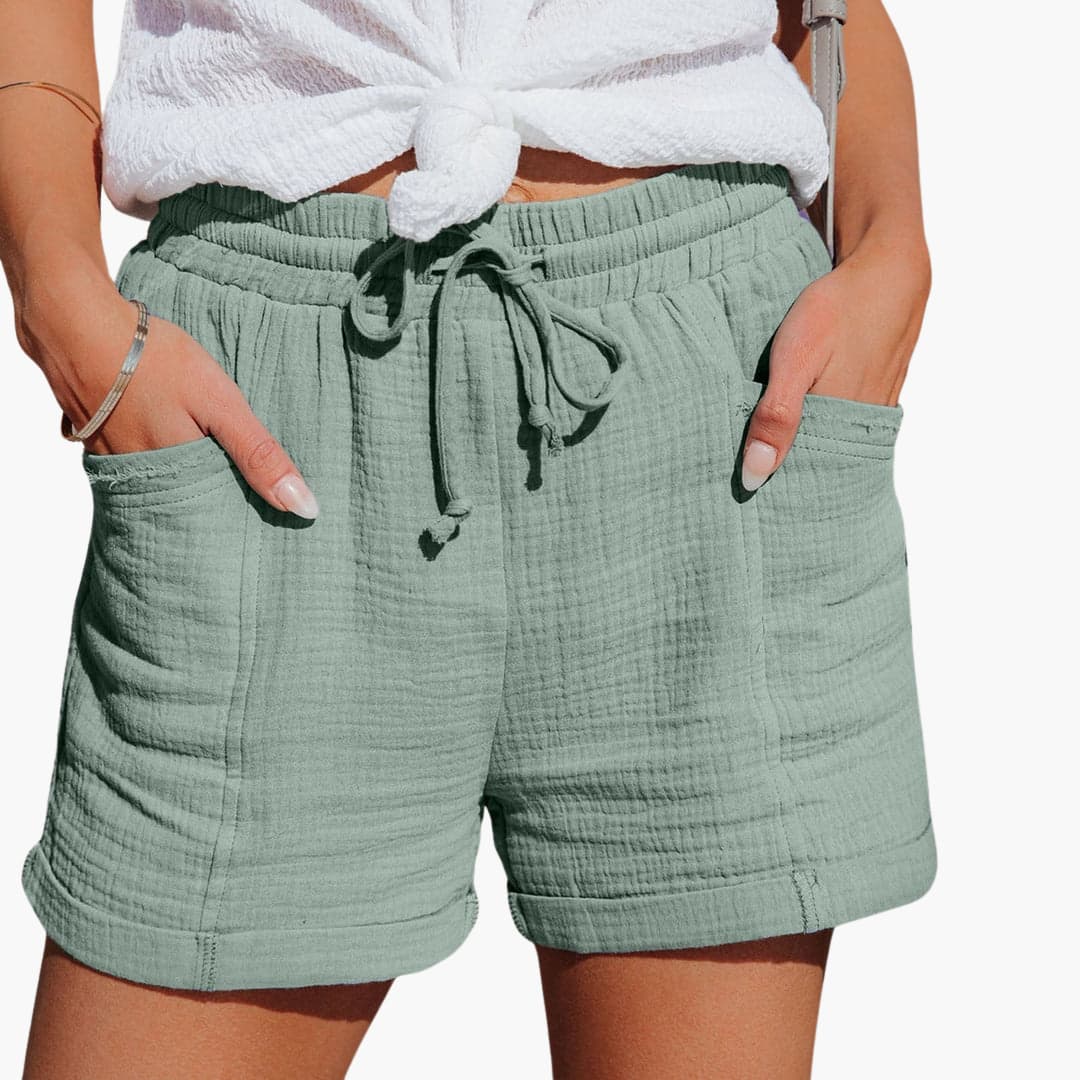 Emma | Shorts décontractés à cordon de serrage élégants
