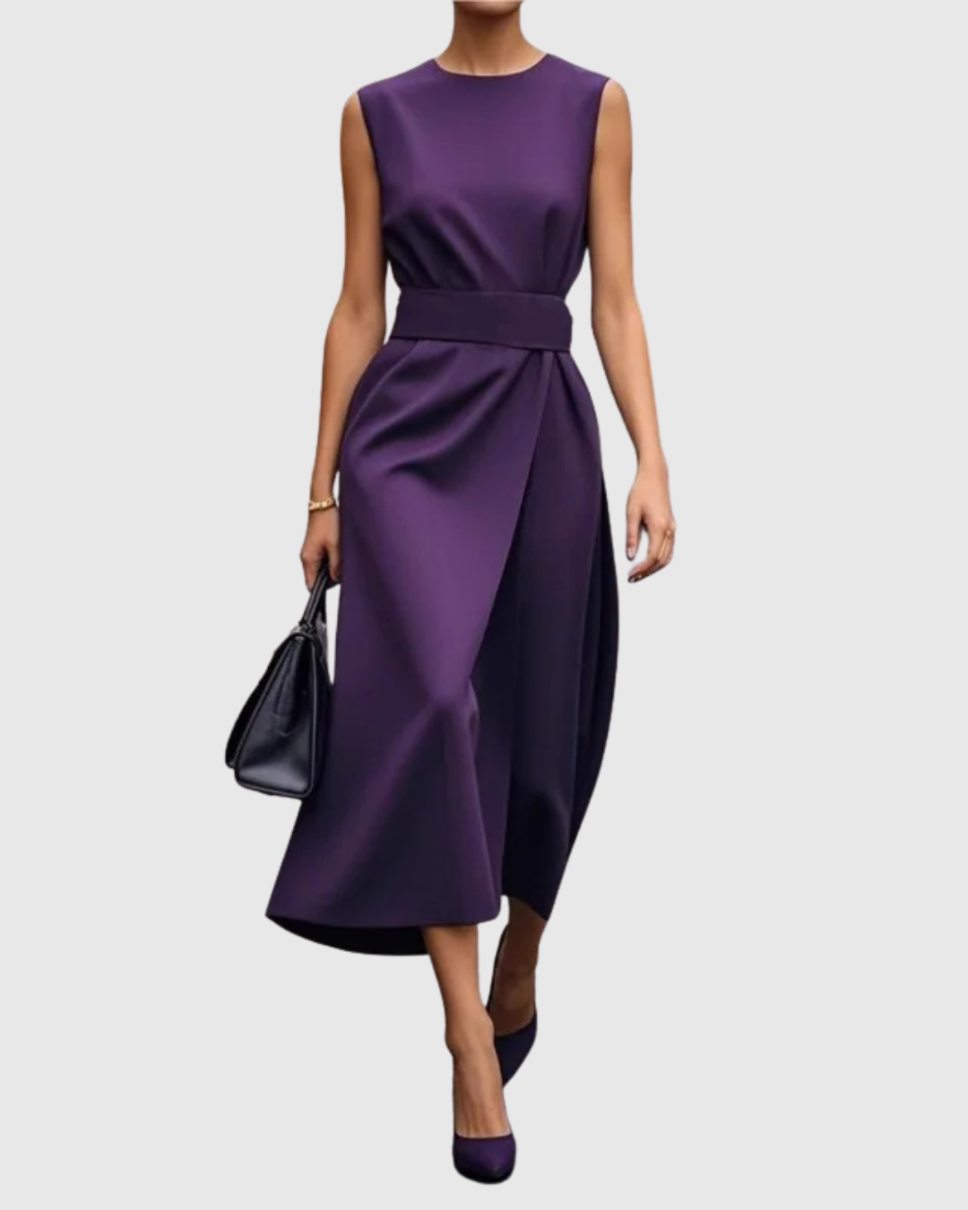 Aubrielle™ | Robe Élégante à Col Rond