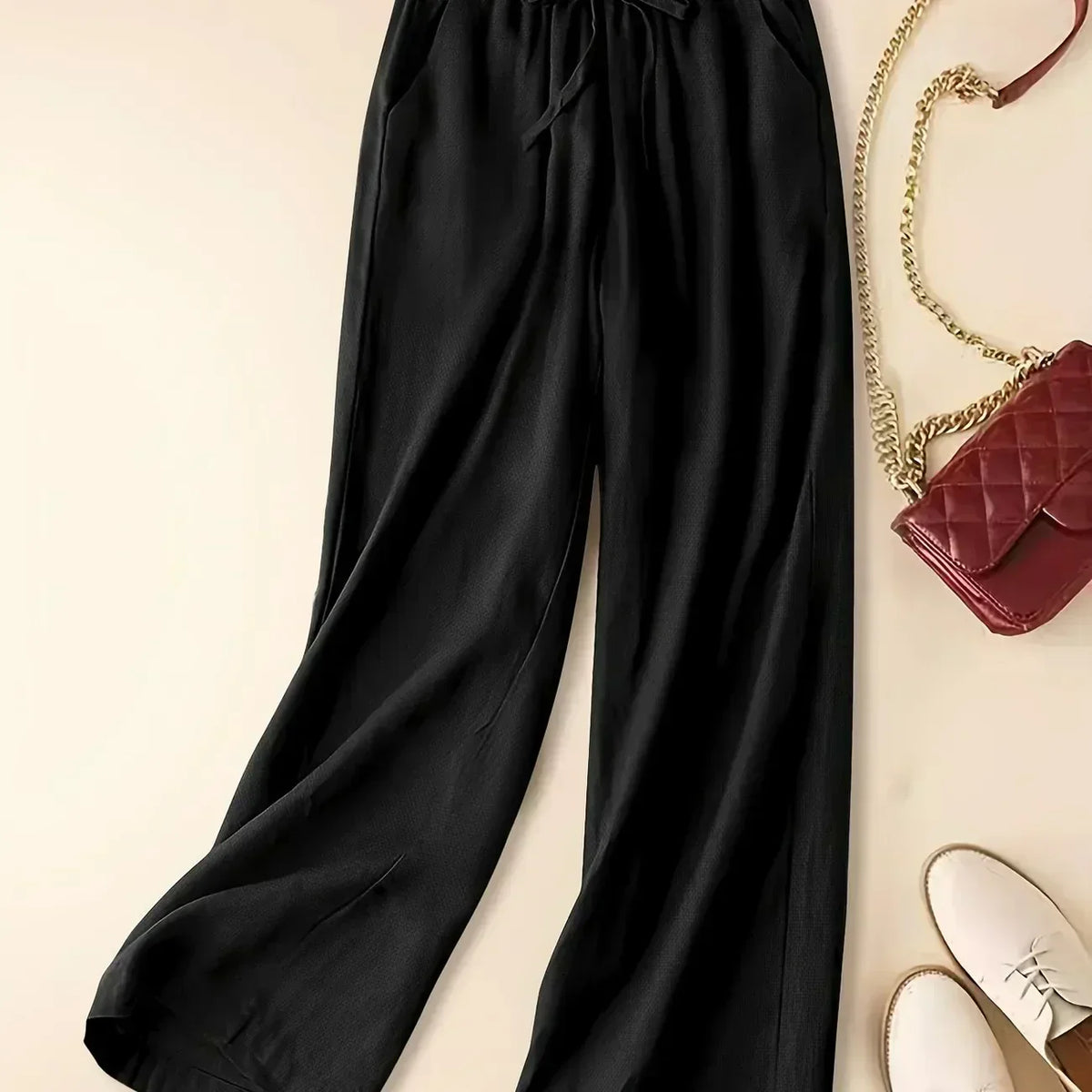 Tina - Pantalon en Lin Détendu