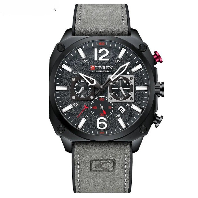Montre Quartz en Cuir d'Affaires™ - Olsen & Olsen