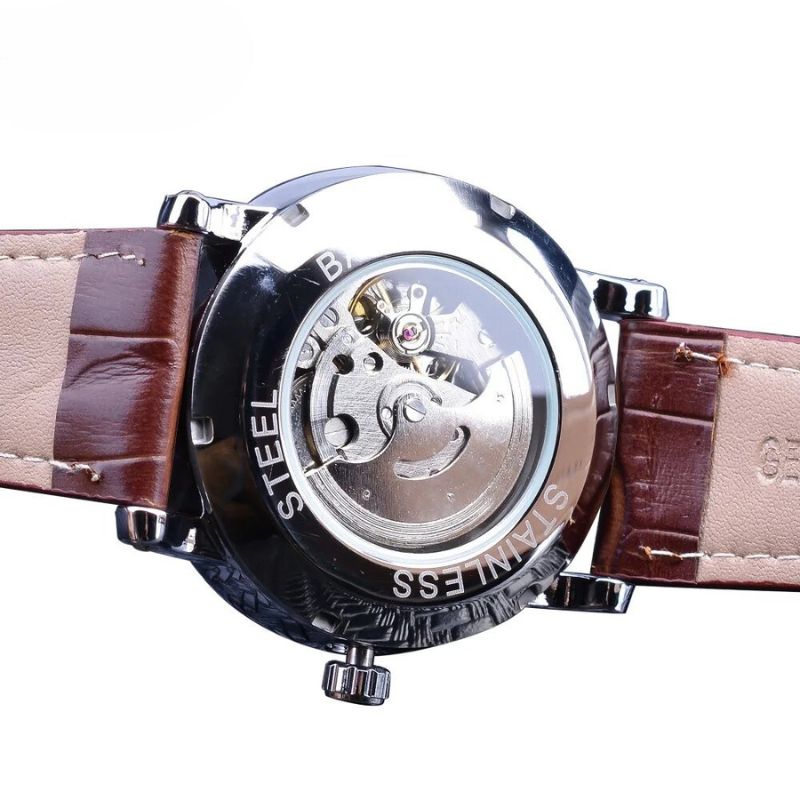 Montre Automatique Complète en Cuir de Luxe™ - Olsen & Olsen