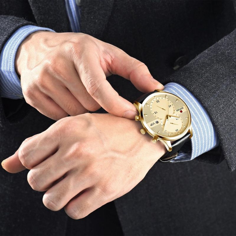 Montre Chronographe Quartz de Luxe Olsen & Olsen