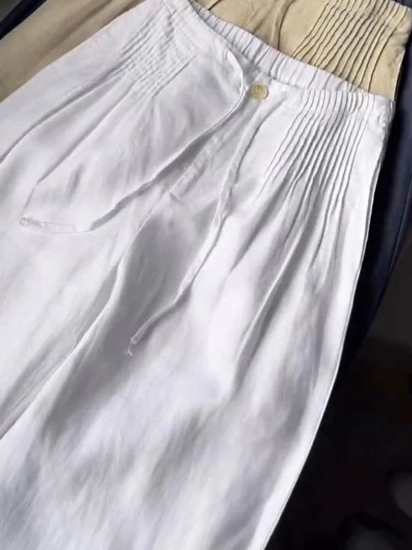 Camille | Wide-leg Linen Trousers