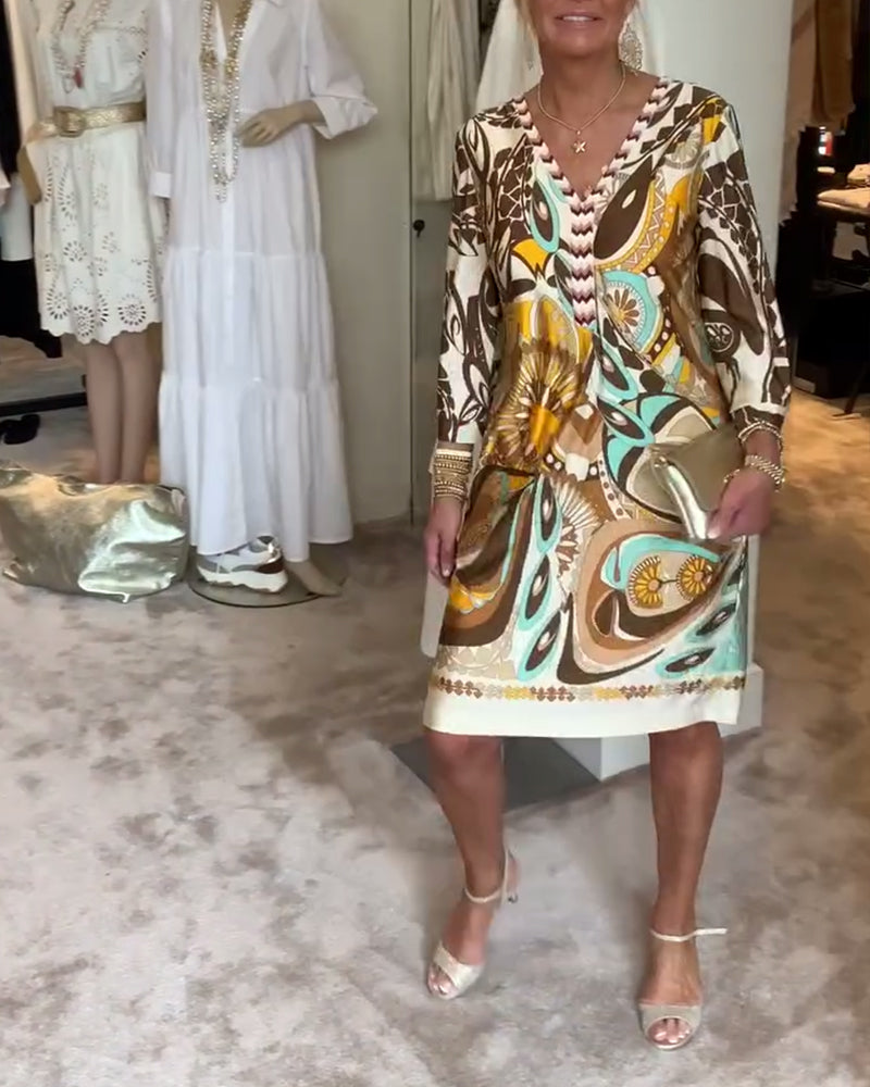 Marta – Printed Boho Dress