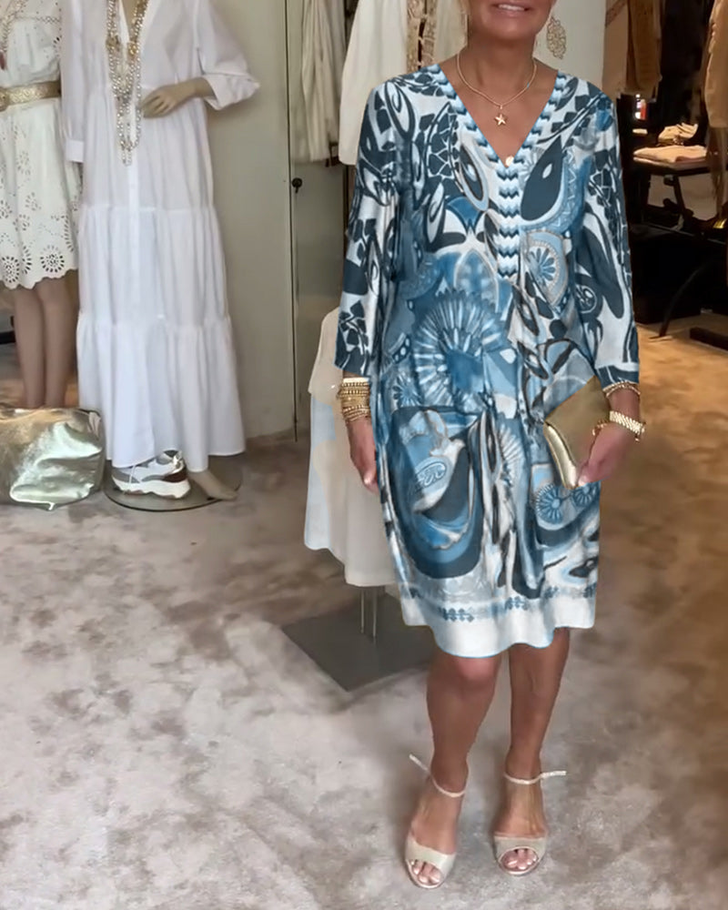 Marta – Printed Boho Dress