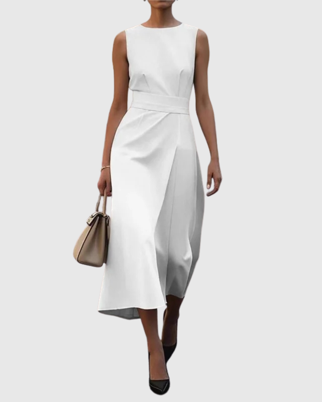 Aubrielle™ | Robe Élégante à Col Rond