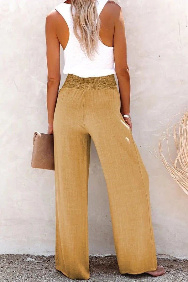 BRIAR – PANTALONS RELAXÉS HAUTS À LA TAILLE