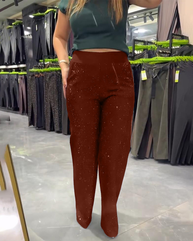 Pantalons Large Tendance et Décontractés