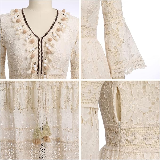 Amelia – Boho Lace Dress