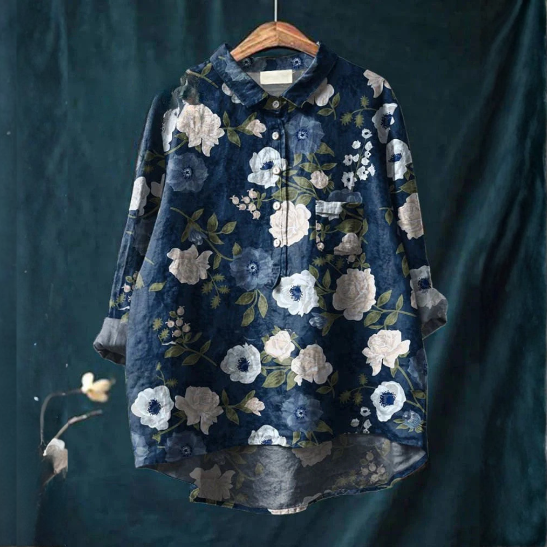 Charlotte | Elegant Floral Blouse
