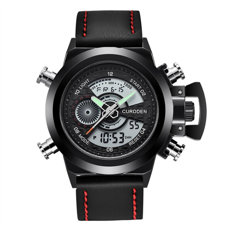 Montre chronographe de mode Double Time d'Olsen & Olsen