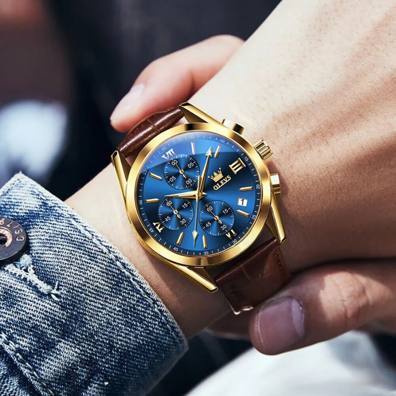Montre Chronographe en Quartz Lumineux™ - Olsen & Olsen