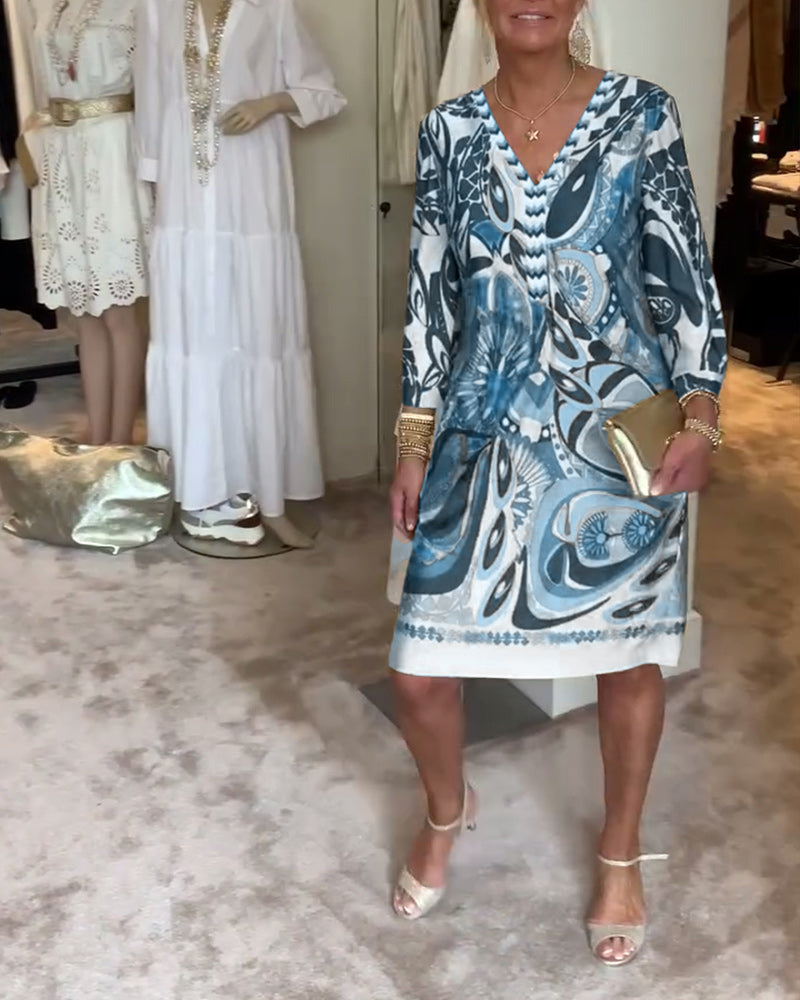 Marta – Printed Boho Dress