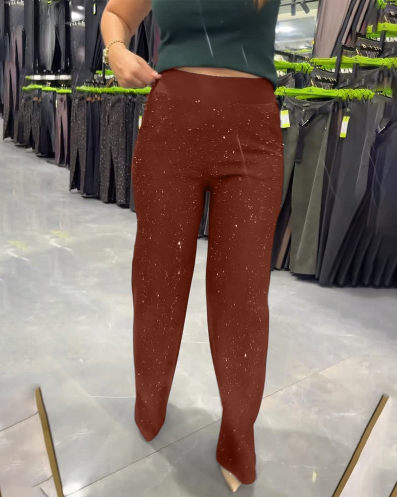 Pantalons Large Tendance et Décontractés