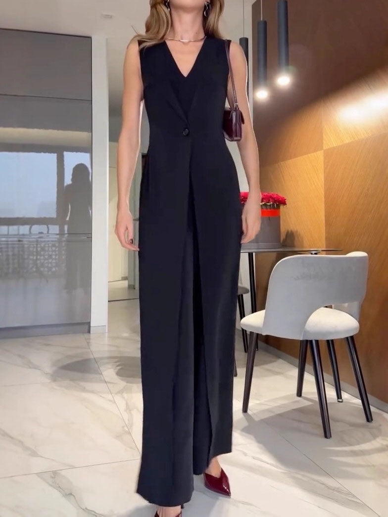 Carla - Jumpsuit with Slit