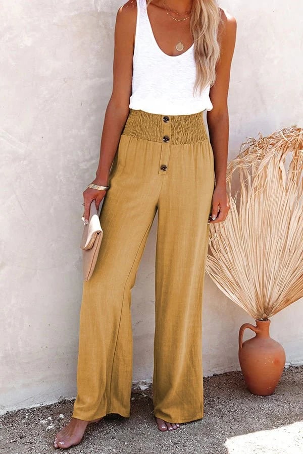 BRIAR – PANTALONS RELAXÉS HAUTS À LA TAILLE