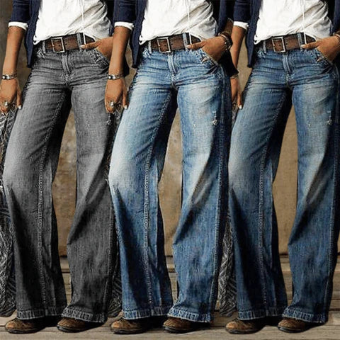 Lina - Jeans Wide Leg Rétro