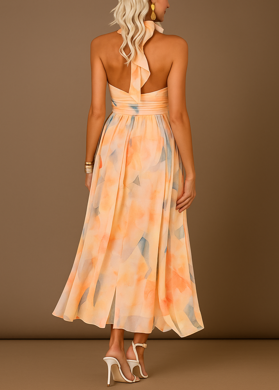 Cheryl - Robe Maxi Fluide Rêve Pastel