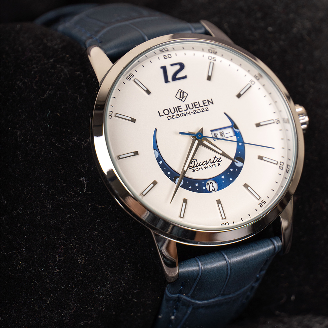 Montre Élegante Luminous Moon Phase™