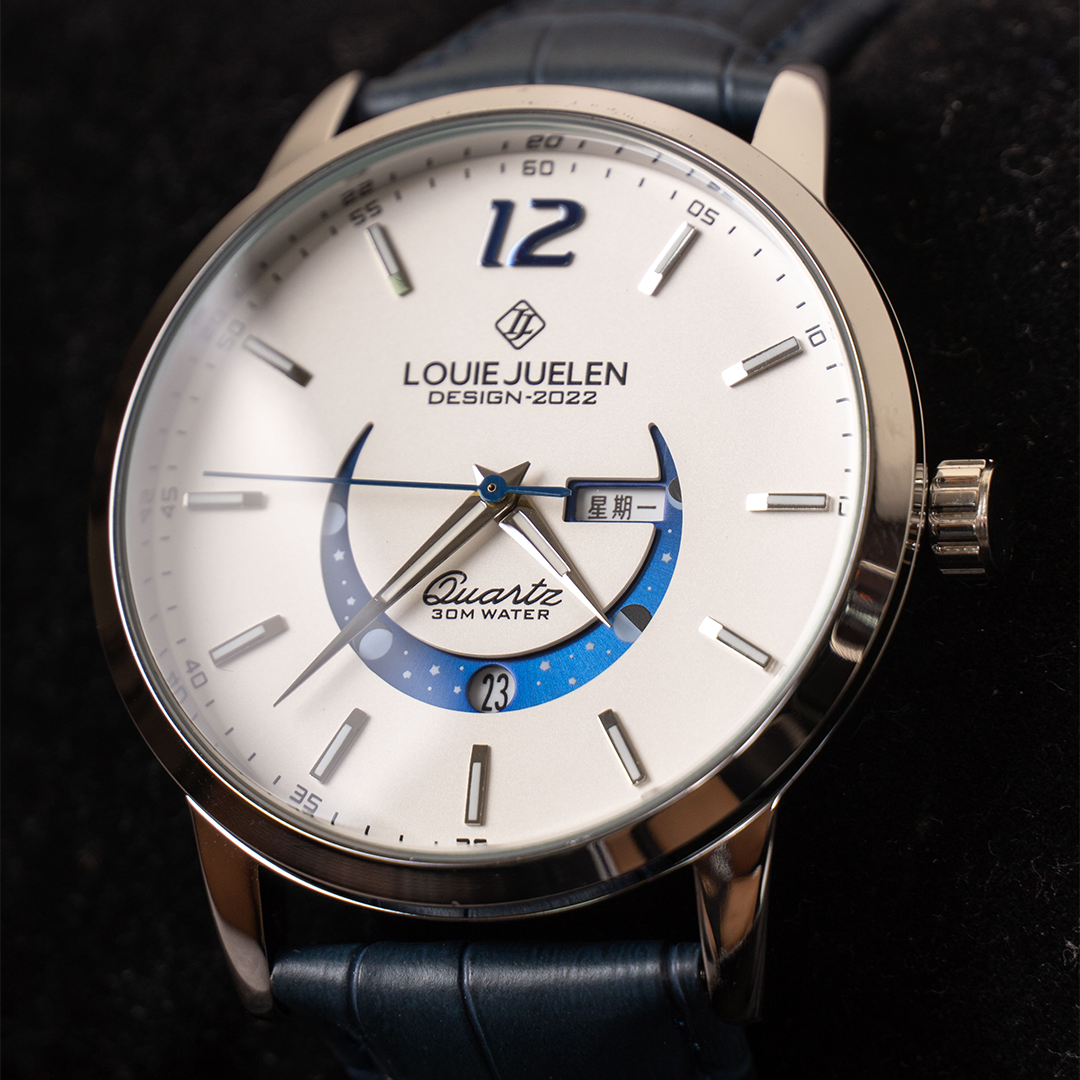 Montre Élegante Luminous Moon Phase™